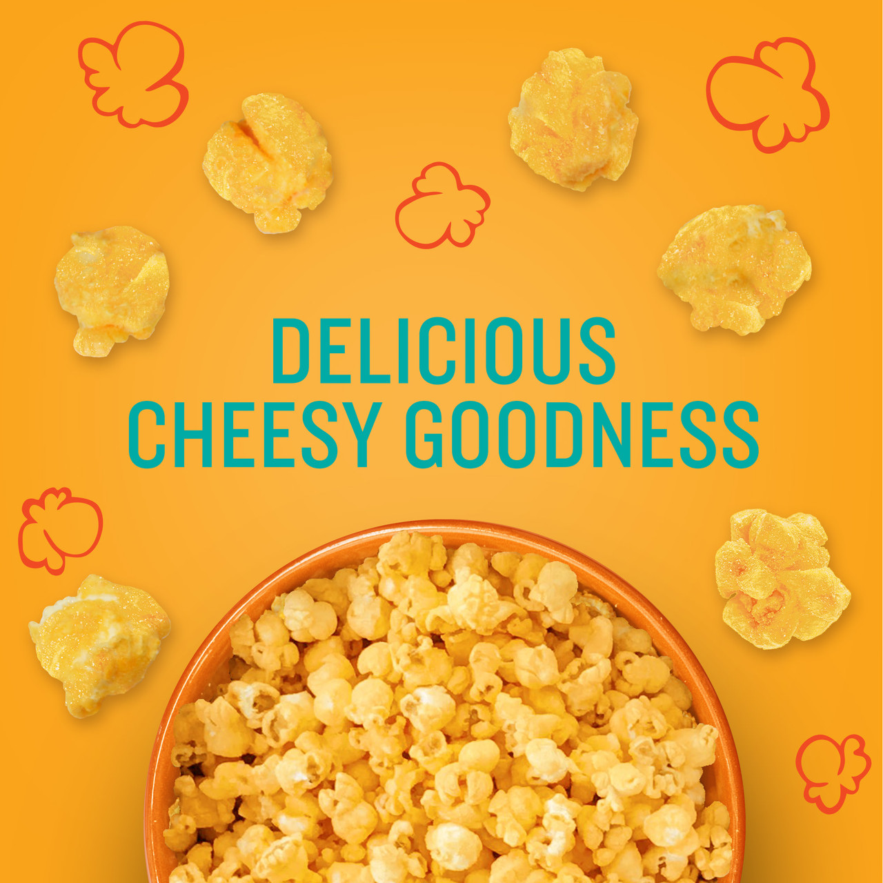 Angie's Boom Chicka Pop Cheddar Cheese Popcorn 4.5 oz (Pack of 12) - Image 2