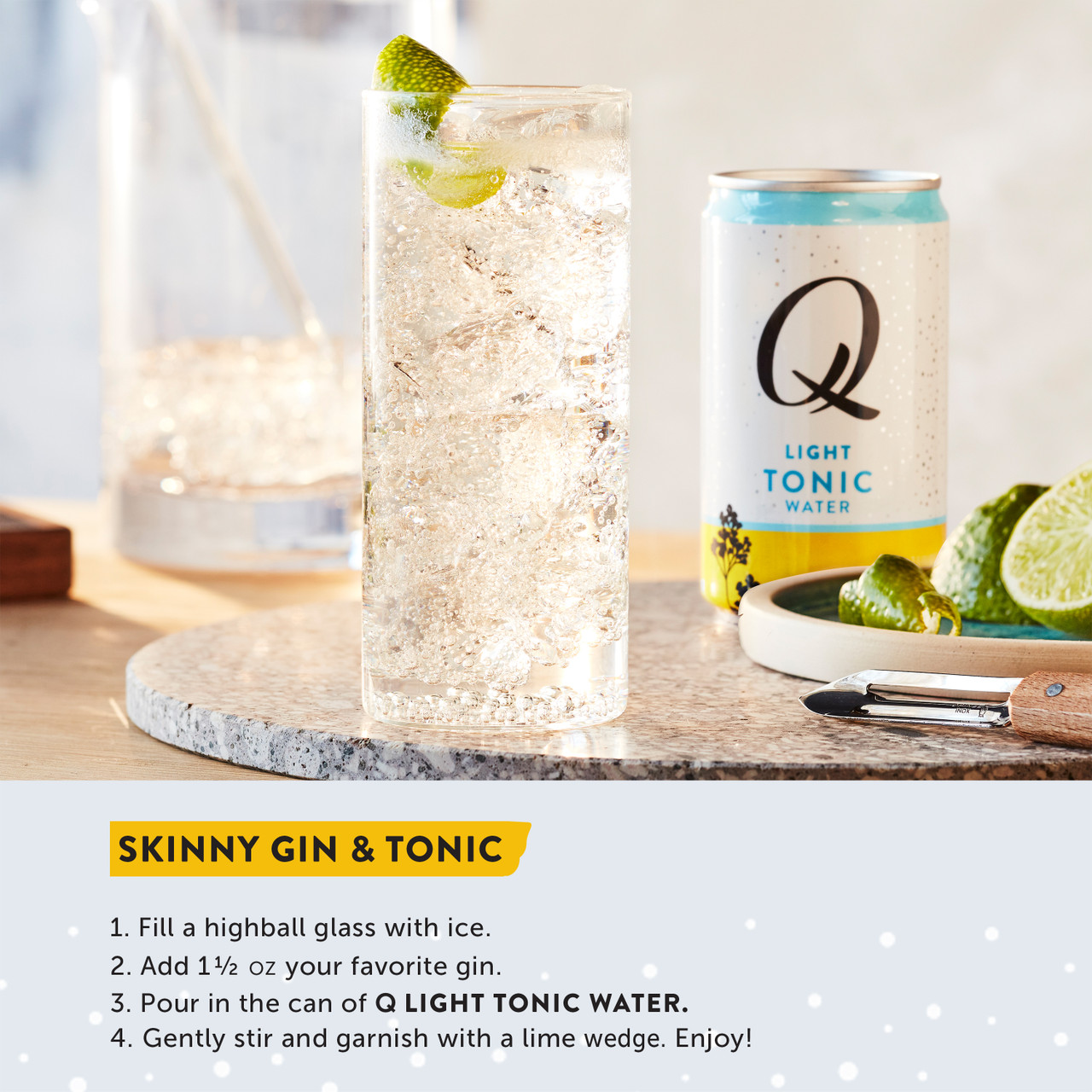 QDR Q LIGHT TONIC ( 6 X 7.5 OZ ) - Image 3