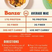 BANZA CHCKPEA MAC & CHED ( 6 X 5.5 OZ ) - Image 2