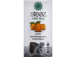 Steaz Energy Peach Iced Green Tea (12x16 Oz)