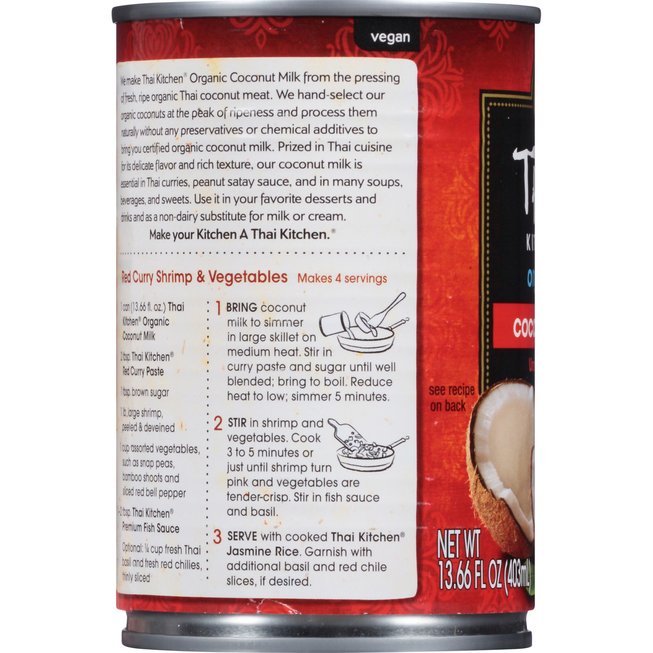 Thai Kitchen Coconut Milk (12x14 Oz) - Image 8