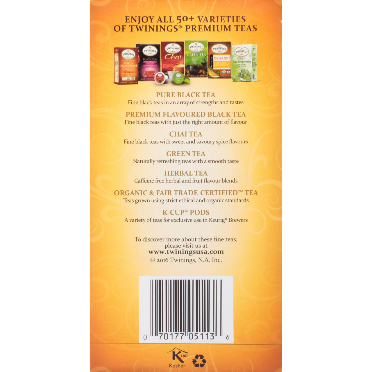 Twinings Earl Grey Classic (6x50 EA) - Image 7