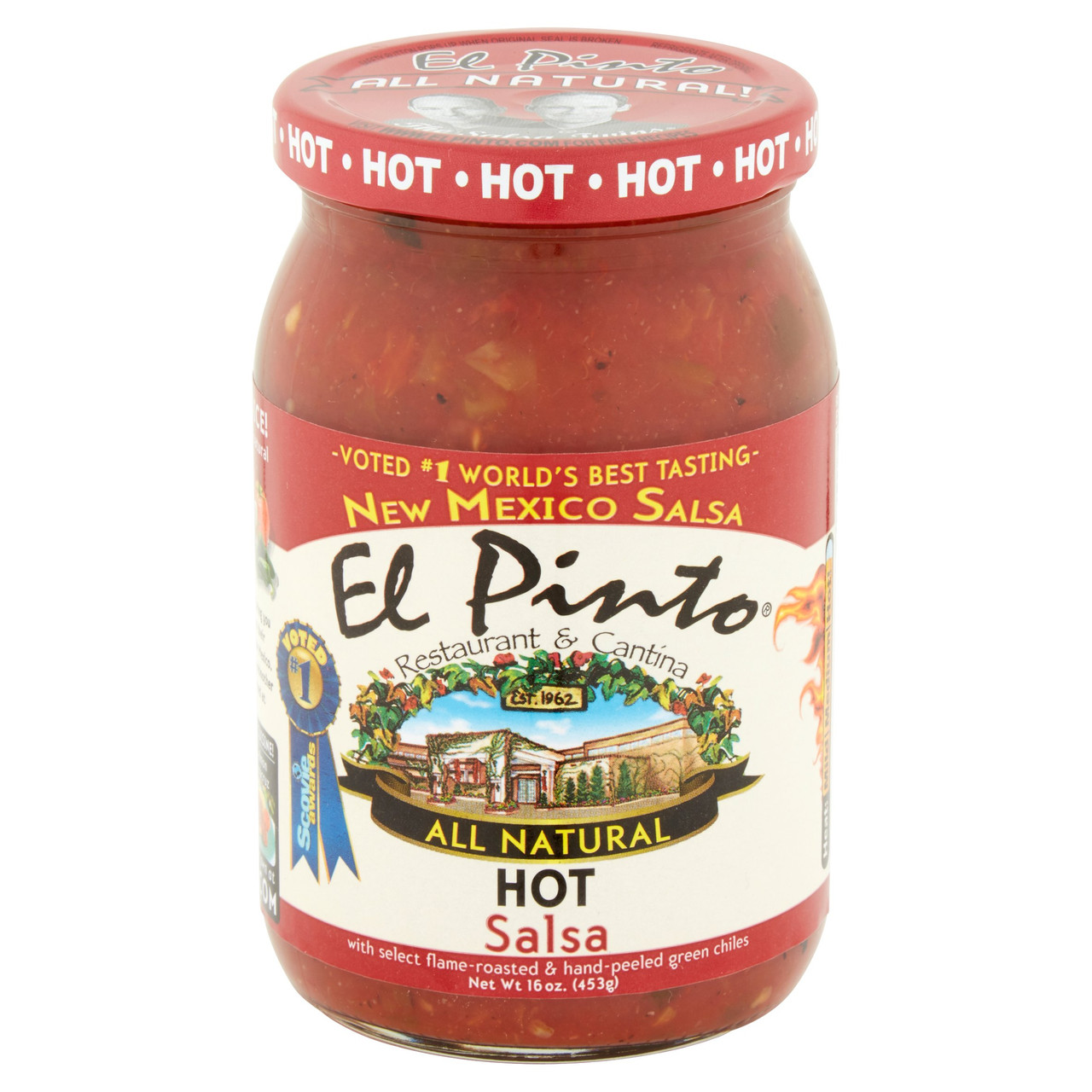 El Pinto Hot Salsa (6x16Oz) - Image 2