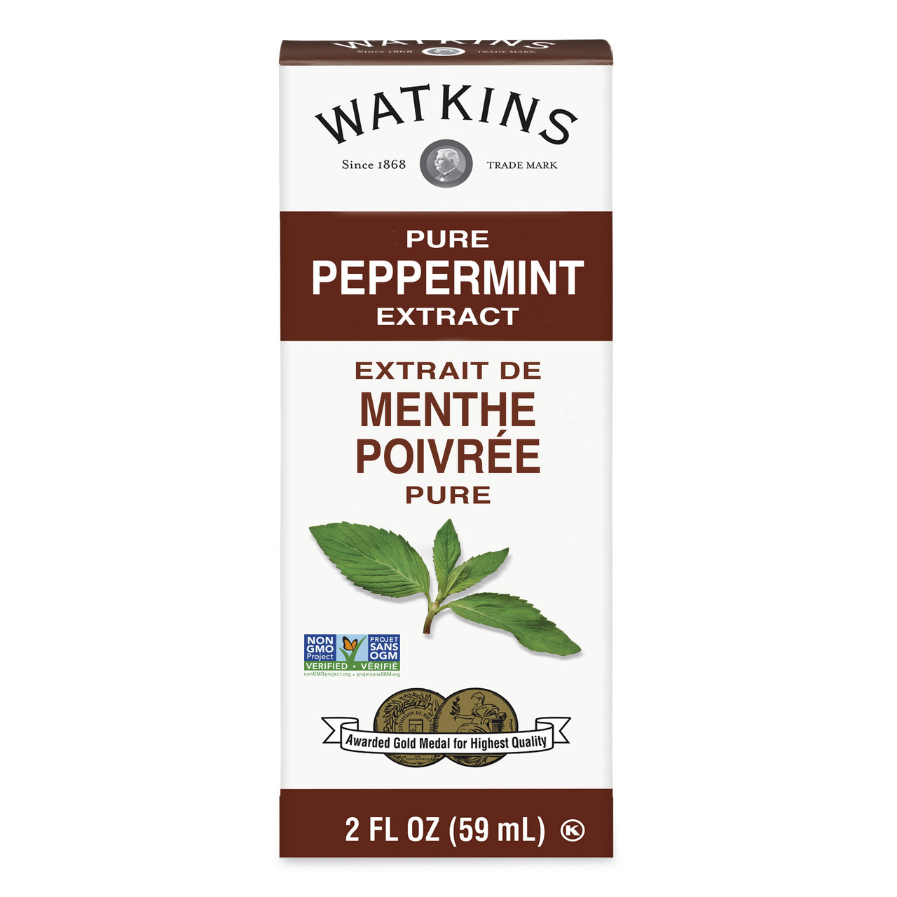 Watkins Pure Peppermint Extract 2 oz