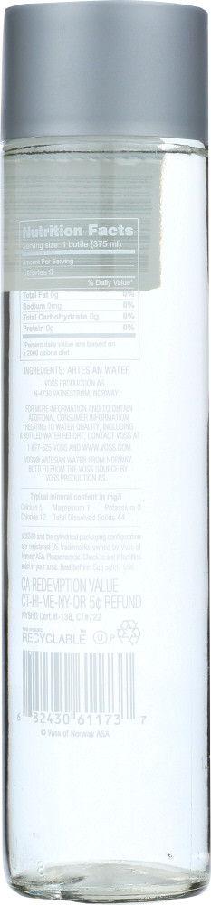 VOSS ARTESIAN STILL WTR ( 24 X 375 ML ) - Image 2