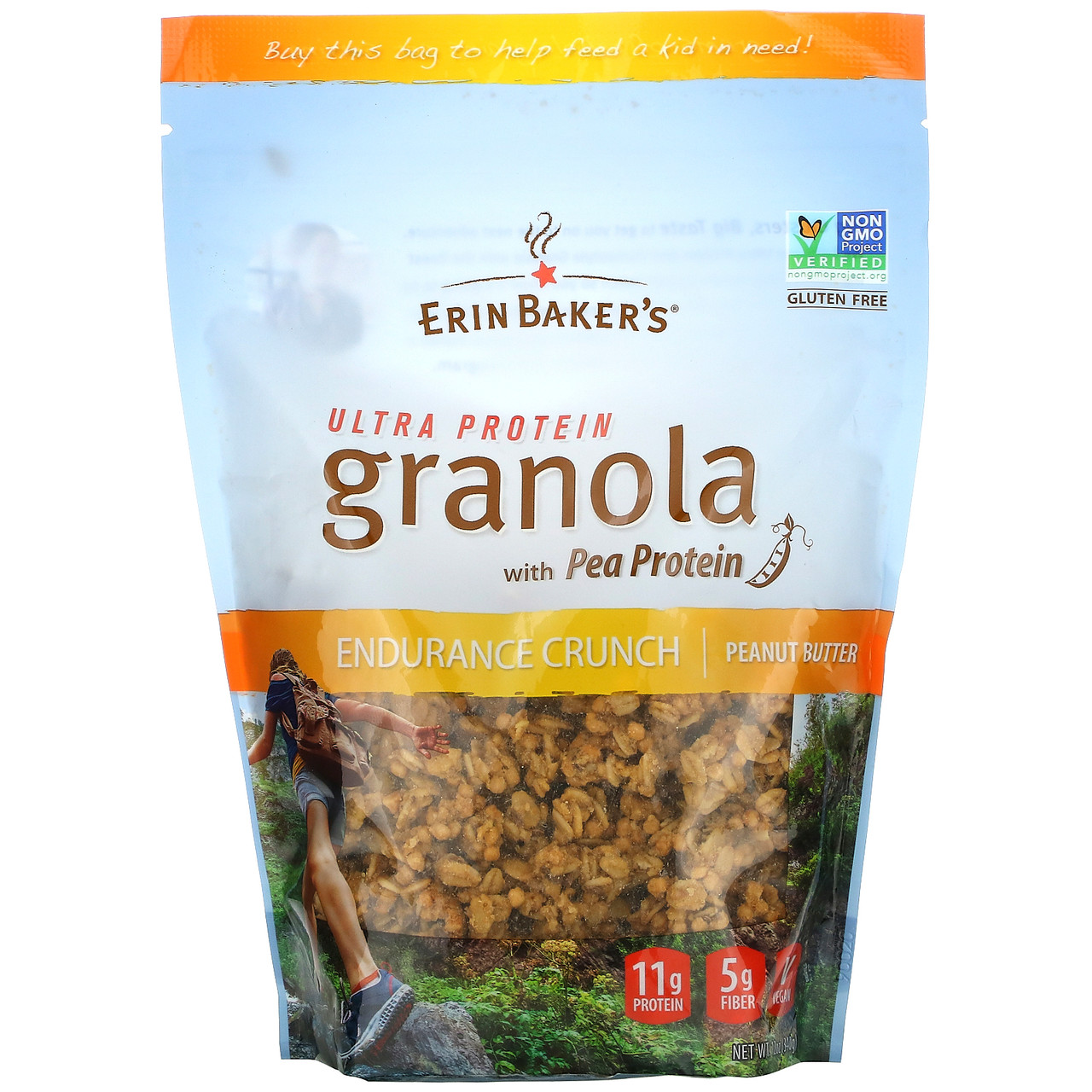 Erin Baker's Ultra Protein Granola 12 oz (Pack of 6)