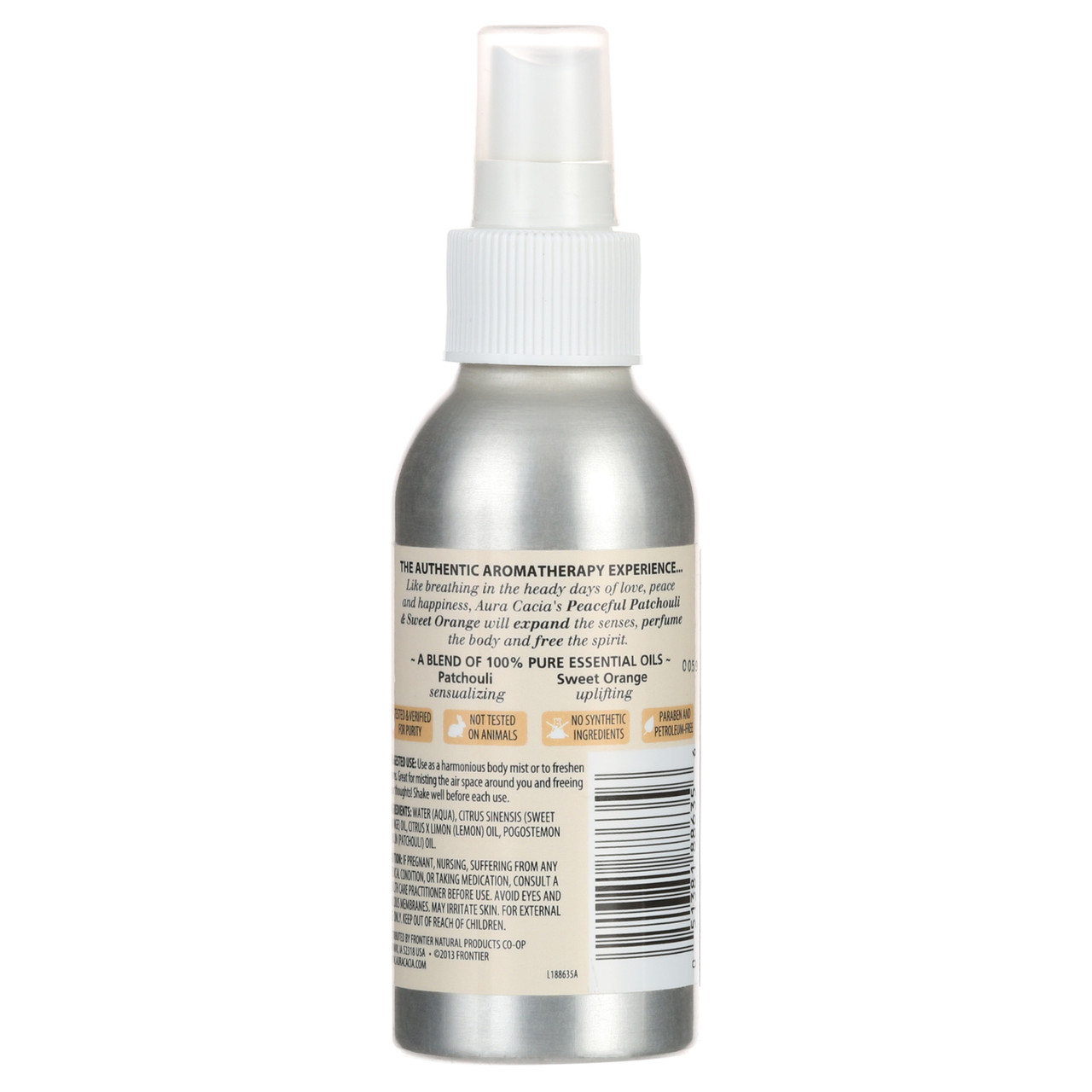 Aura Cacia Patchouli Orange Aroma Mist (1x4 Oz) - Image 2