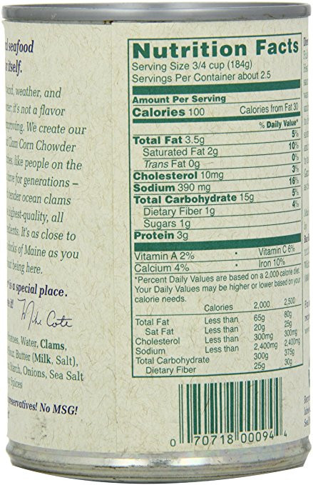 Bar Harbor Clam & Corn Chowder (6x15 Oz) - Image 3