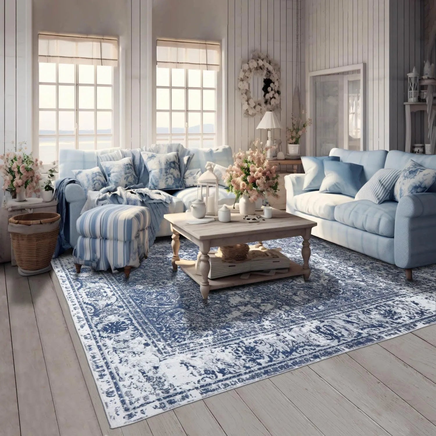 LoomBloom Multi Sizes Graphite Machine Made Traditional Vintage Boho Flatweave Polyester Oriental Area Rug - Image 8