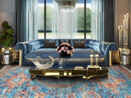 Multi Size Turquoise, Burnt Orange Hand Knotted Arts & Crafts 100% Wool Turkish Oushak Traditional Oriental Area Rug