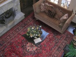 10'9"x16'5" Palace Burgundy Hand Knotted 100% Wool Mashad Traditional 200 KPSI Oriental Area Rug