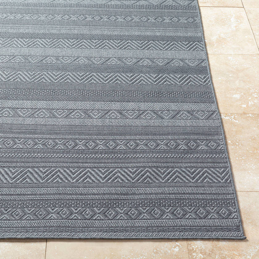 Virgilio Global Charcoal Area Rug - Image 5