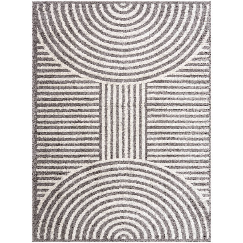 Marcela Modern Charcoal Washable Area Rug - Image 10