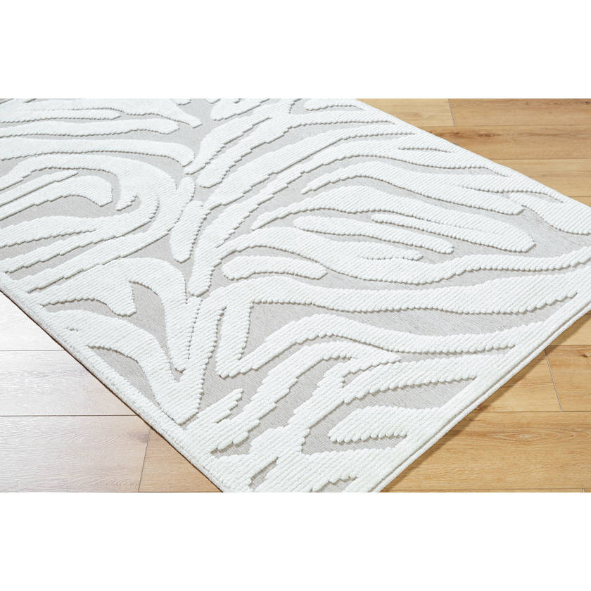 Cedar Vale Modern Cream Washable Area Rug - Image 3