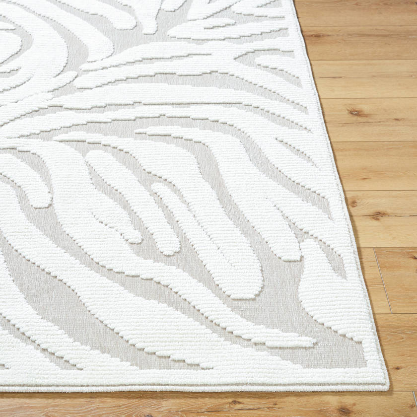 Cedar Vale Modern Cream Washable Area Rug - Image 5