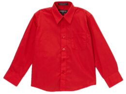 Ferrecci Boys Cotton Blend Red Dress Shirt