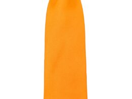 Boys 13" Premium Orange Clip On Necktie