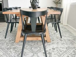 Barny Sage Flat Pile Washable Rug