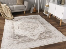 Modern Area Rug Cambridge with Vintage Faded Look