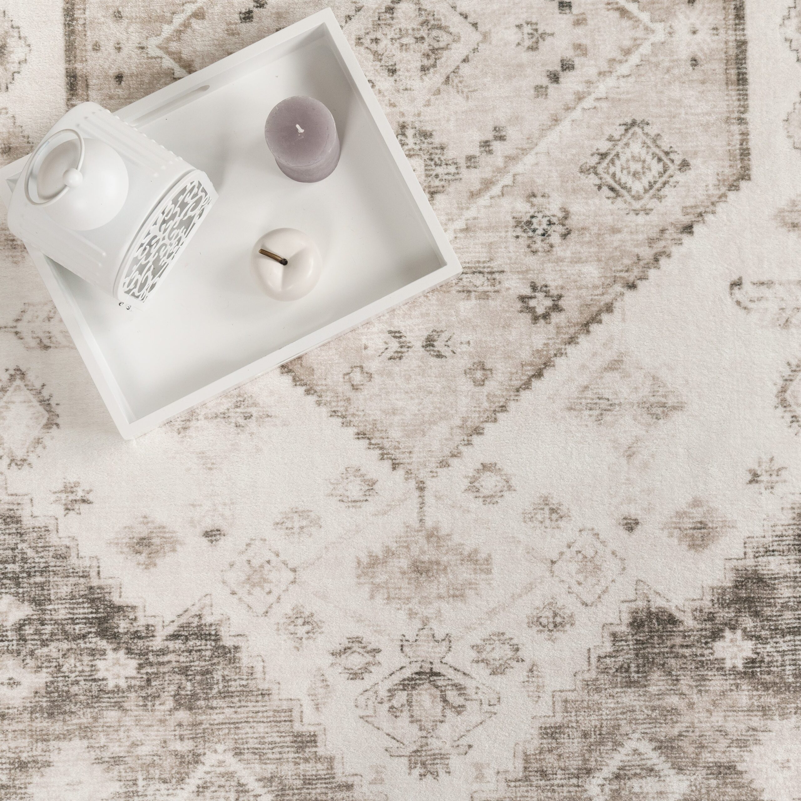 Modern Area Rug Cambridge with Vintage Faded Look - Image 3