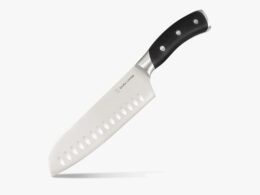 Elite 7 inch Santoku Knife - Black