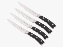 Elite Set of 4 Steak Knives - Black