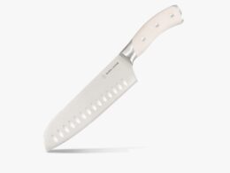 Elite 7 inch Santoku Knife - Cream