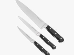 Superior 3-Piece Kitchen Knife Set- Black