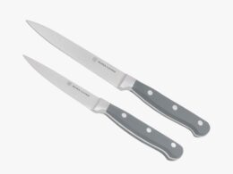 Superior 2-Piece Kitchen Knife Set - Gray