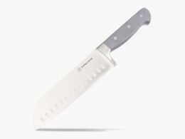 Superior 7 inch Santoku Knife - Gray