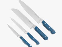 Superior 4 Piece Kitchen Knife set - Royal Blue