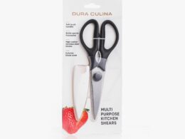 Multi-Function Stainless Steel Kitchen Shears with Soft Grip Handles & Sheath