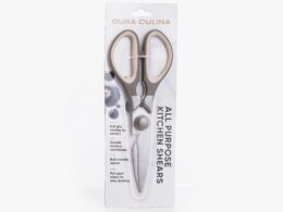 Multi-Function Stainless Steel Kitchen Shears with Soft Grip Handles