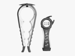 UNIVERSAL BOTTLE AND JAR OPENER SET- GREY