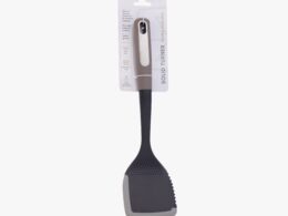 Silicone Scratch and Heat Resistance Edge Solid Turner, Grey