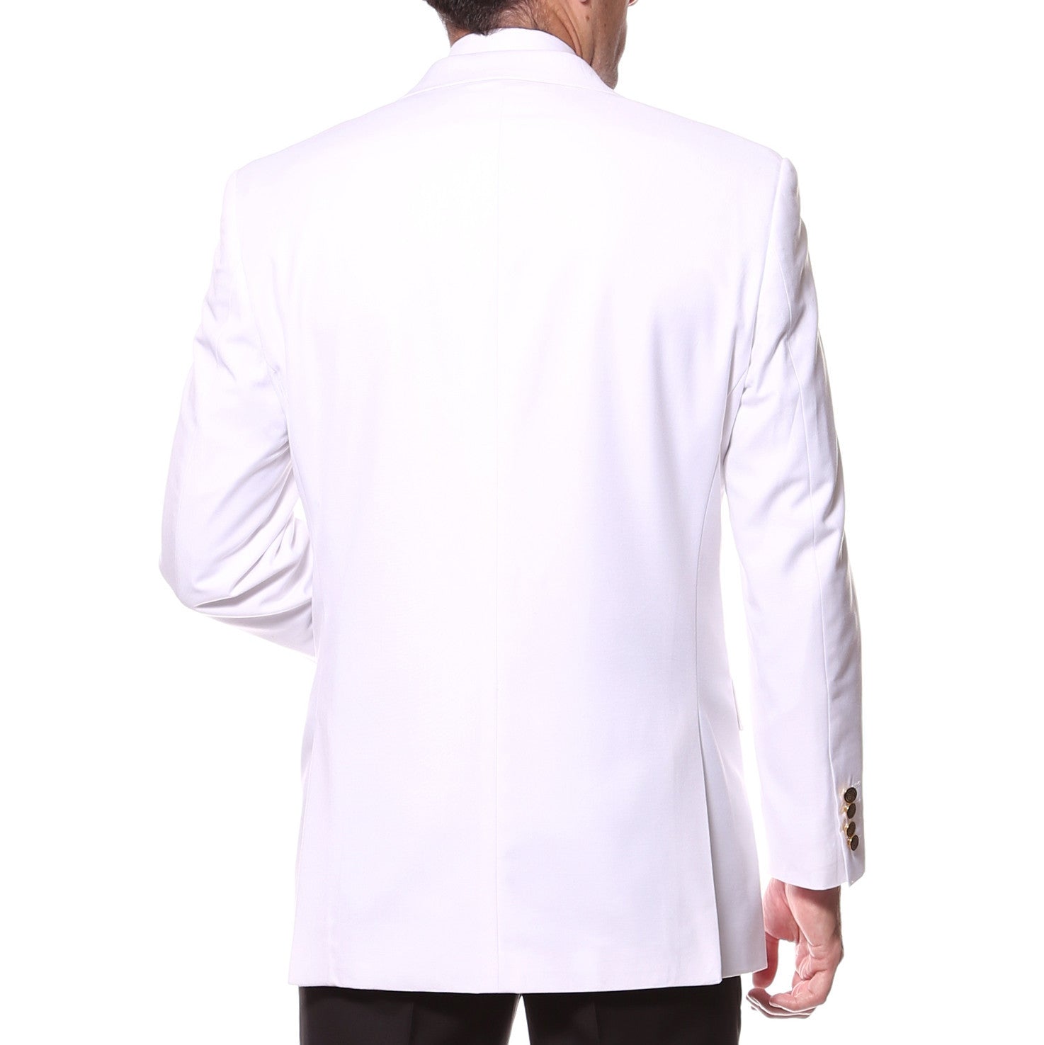 Gold Button Solid Bright Color Blazer - Image 3