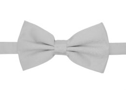 Gia Silver Satine Adjustable Bowtie