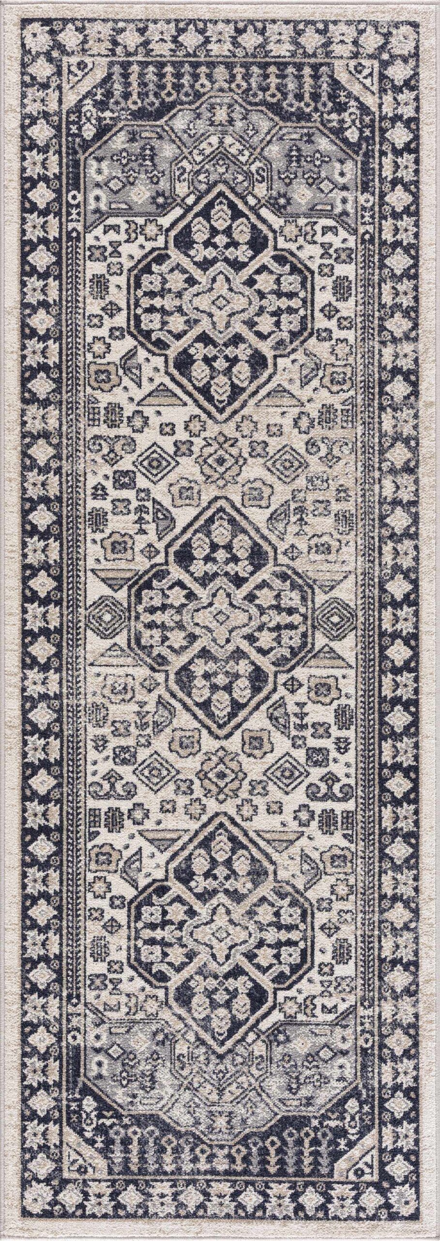 Cabacungan Cream & Gray Washable Area Rug - Image 8
