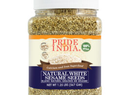 White Sesame Seeds Raw Unhulled - Calcium & Iron Superfood Jar