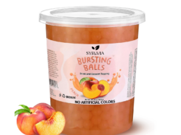 2 LB Peach Flavored Popping Boba