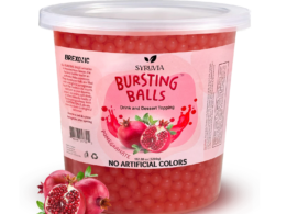 7 LB Pomegranate Flavored Popping Boba