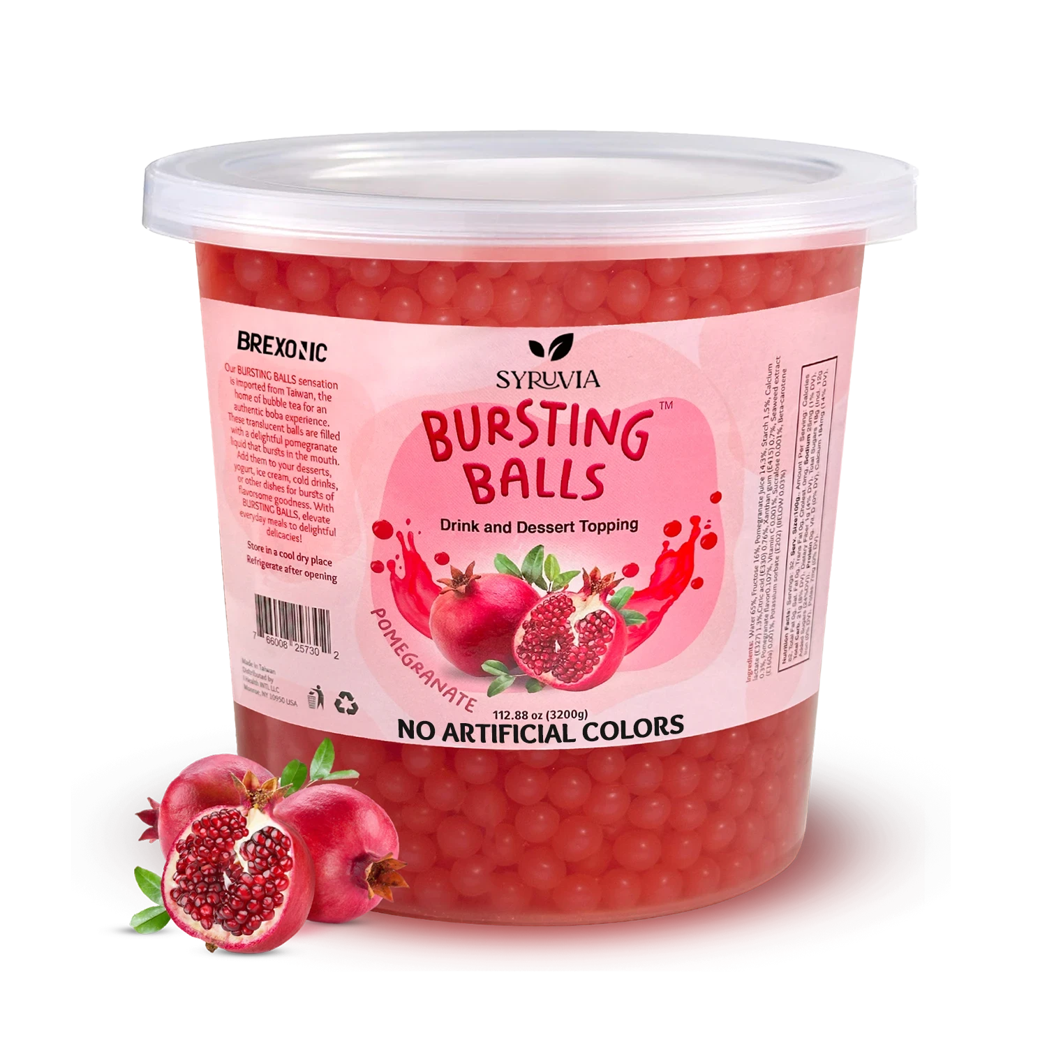 7 LB Pomegranate Flavored Popping Boba