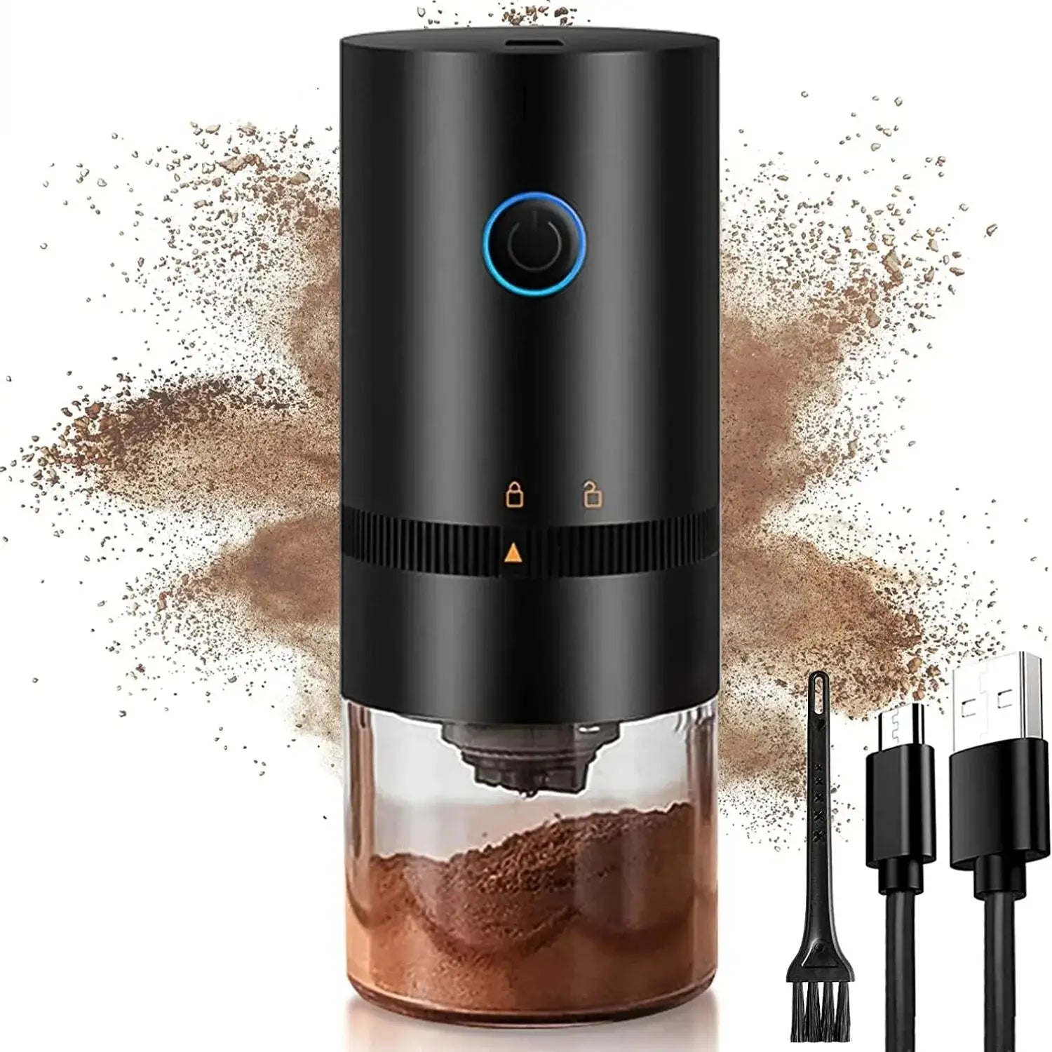 Coffee Grinder TYPE C USB Charge Professional Ceramic Grinding Core - Image 2
