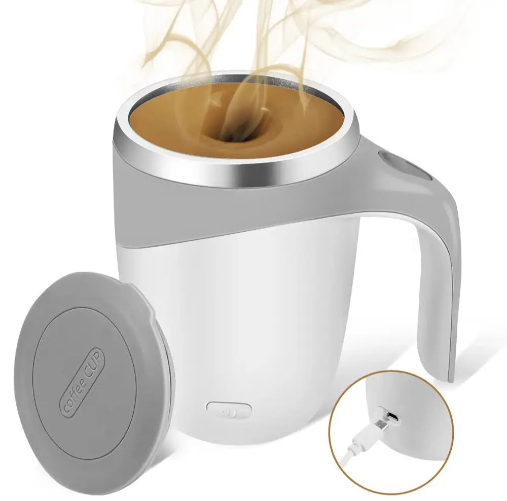 Automatic stirring cup portable rechargeable stainless steel suitable for home travel