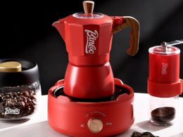 Bincoo Double Valve Coffee Moka Pots – 200-400ml Stovetop Espresso Makers
