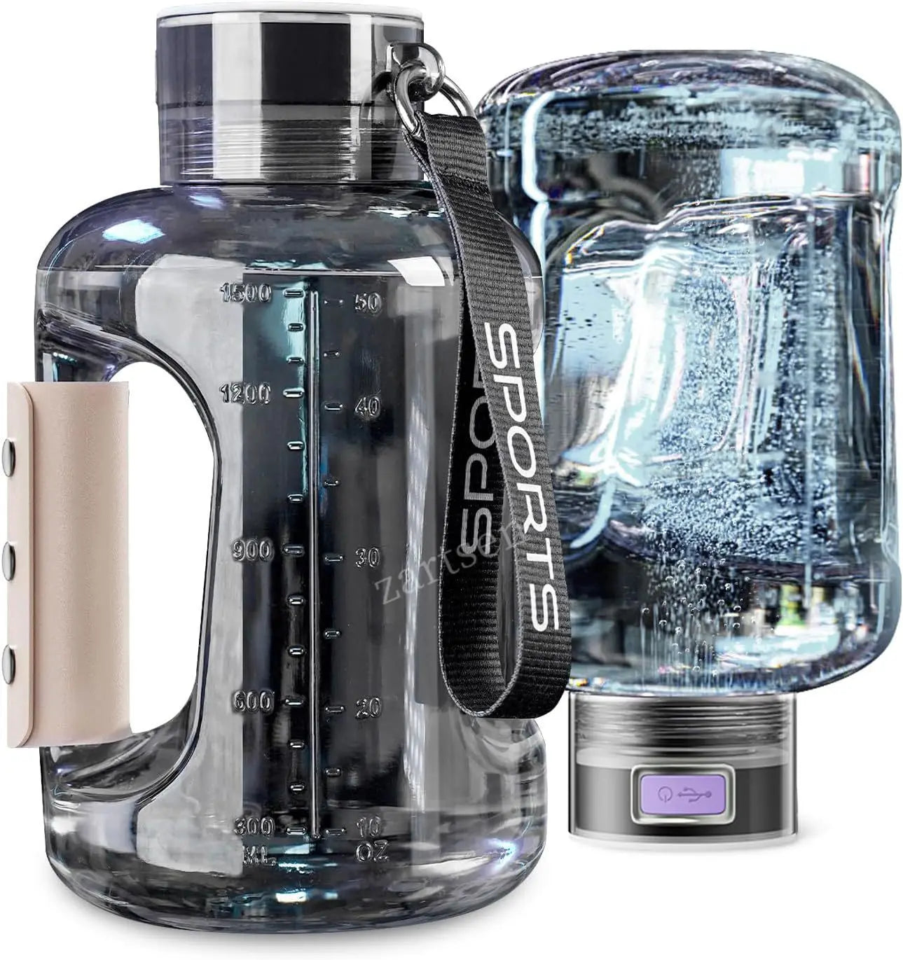 1.5L Hydrogen Water Bottle, Portable Rich Molecular Generator - Image 5