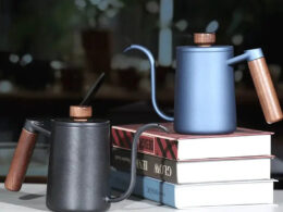 Stainless Steel 600ml Long Gooseneck Spout Barista Espresso Coffee Makers