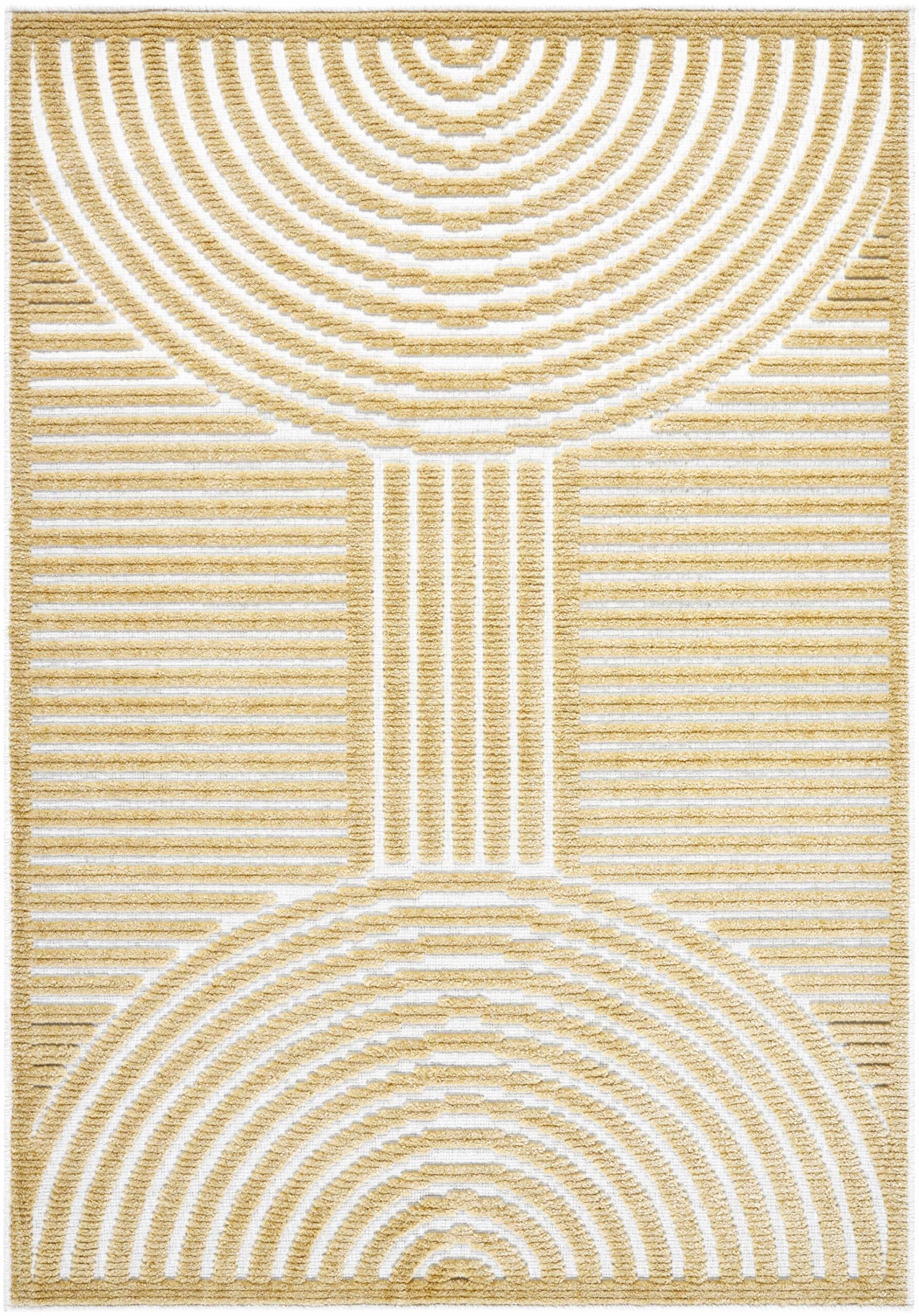 Deron Mustard Washable Area Rug - Image 2