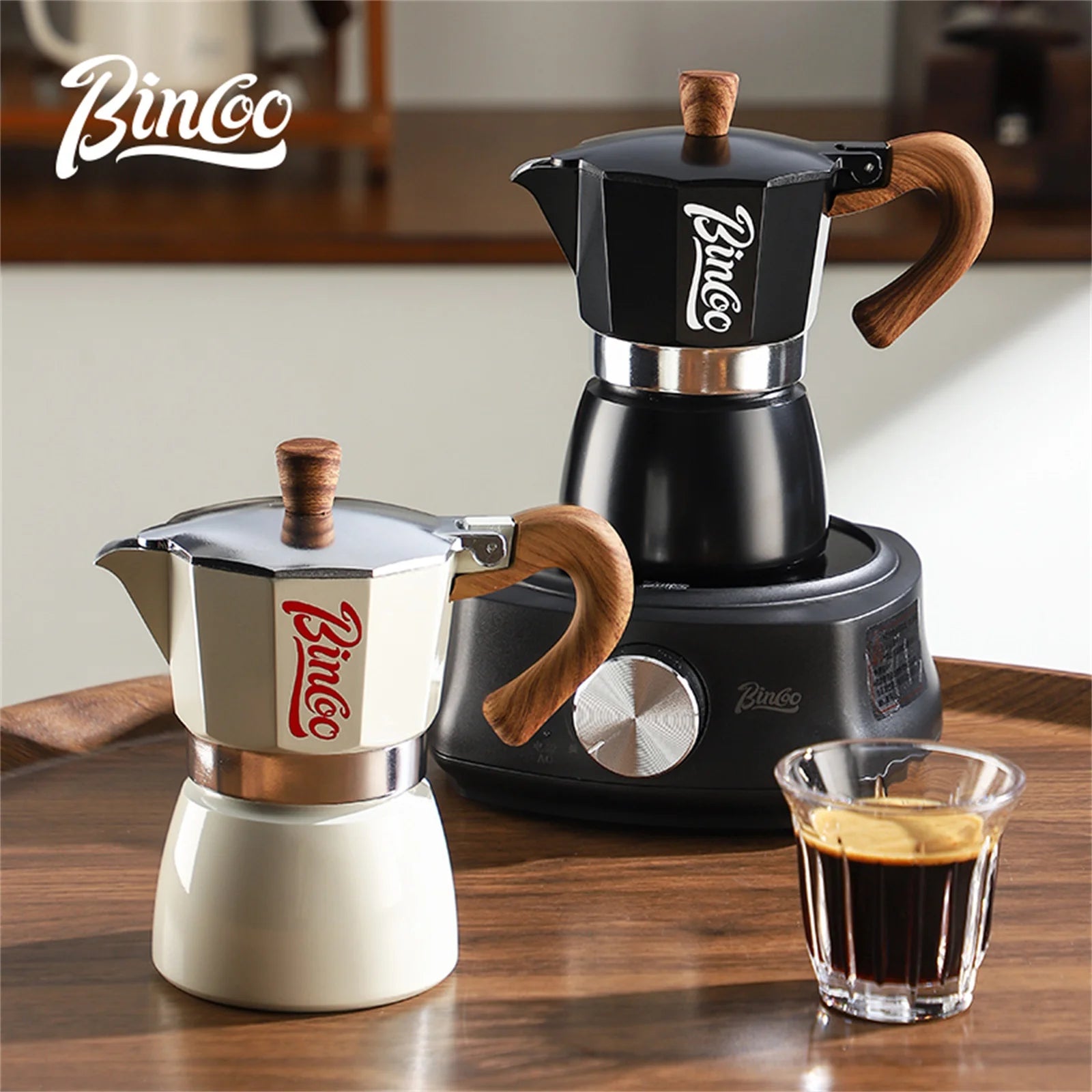 300ml Moka Pot - Italian Espresso Stovetop Coffee Maker for Home Baristas - Image 4