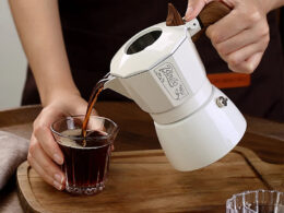 Double-valve Italian Moka Pot Aluminum Coffee